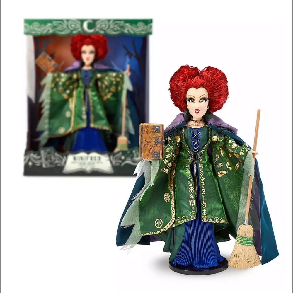 NWT Disney Collectible LE Hocus Pocus Doll: Winifred Winnie Sanderson